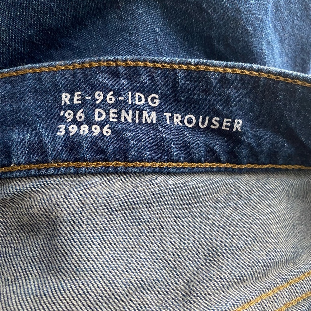 J. Crew Women's High-Rise Denim Wide Leg Trouser Blue Jeans Size 32T - Picture 10 of 11